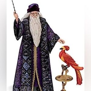 Ashton Drake Dumbledore and Fawkes NEW in original box Harry Potter